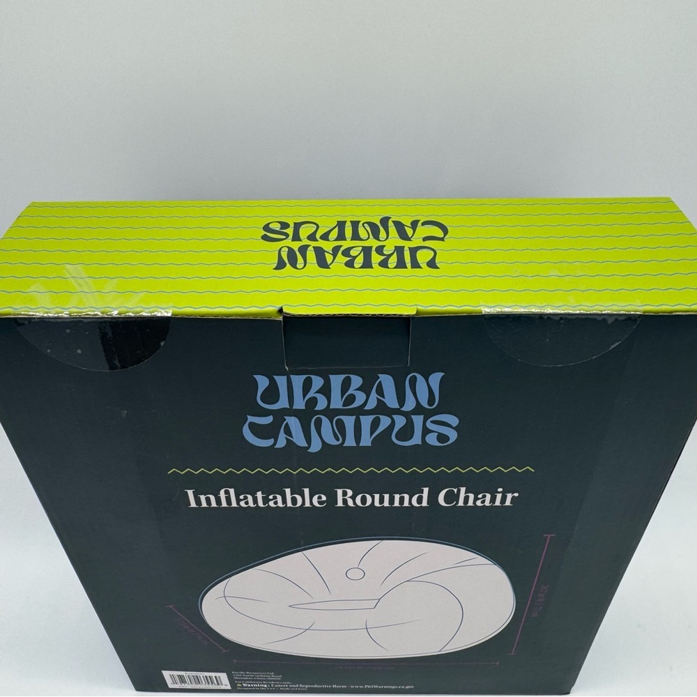 Urban Campus Transparent Inflatable Chair - Picture 2 of 5